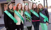 The West Suburban Irish Queen Nellie Rose Barry and her court.