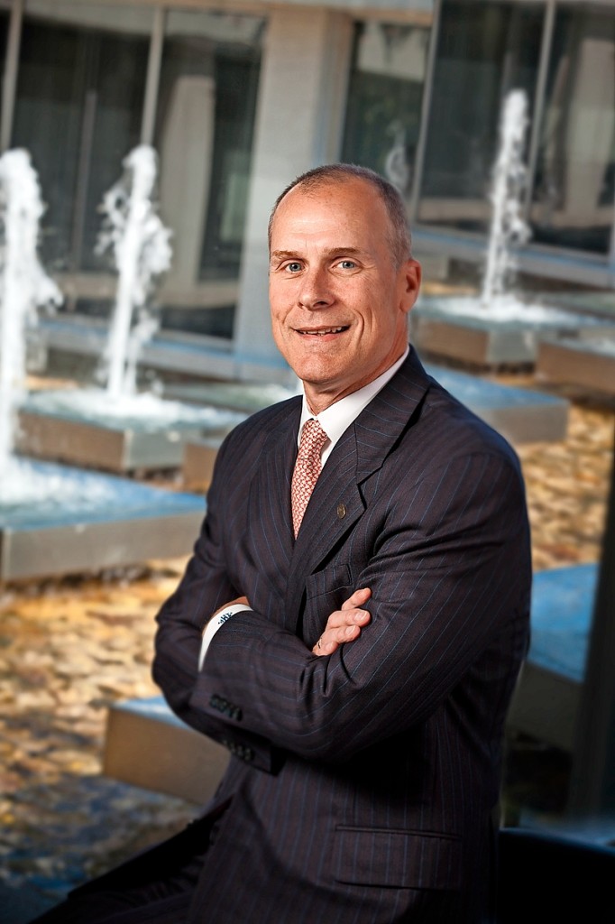Tim Mulhere, executive vice president of Ecolabs, for Naperville Magazine