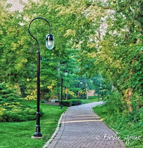 Bruce Jones Photo of Naperville walkway path