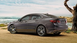 2015 Acura TLX with accessories
