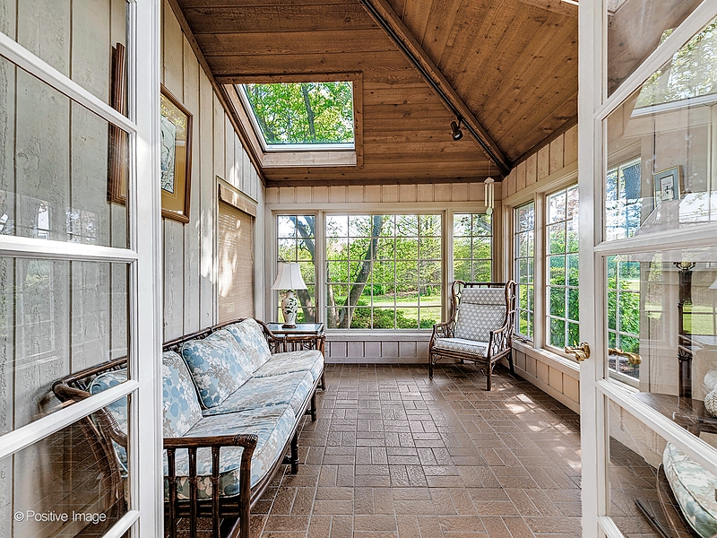 The sunroom at 6401 S. County Line Rd.