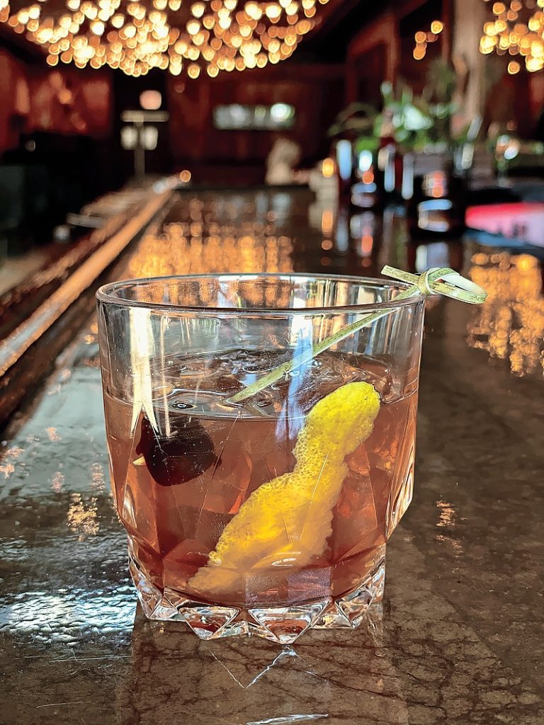 A cocktail from Allegory