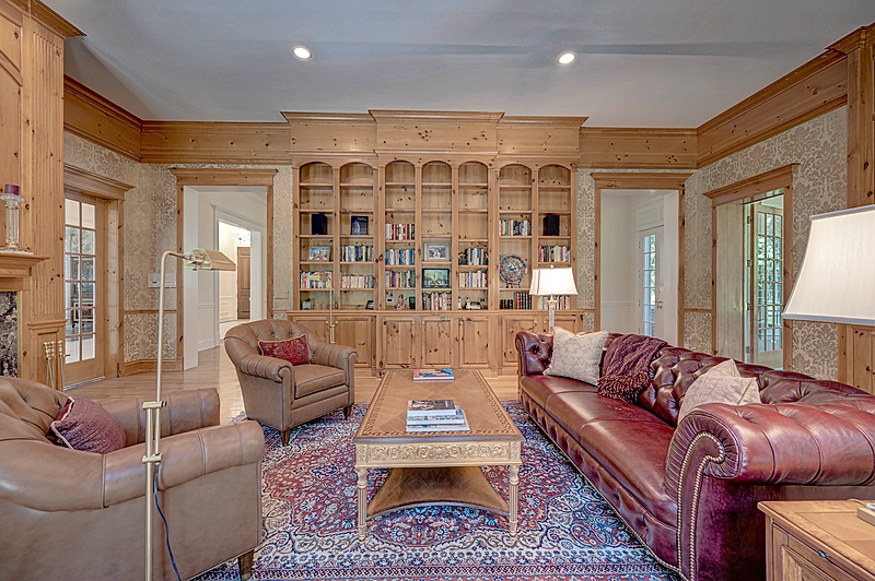 The library of a Wheaton home