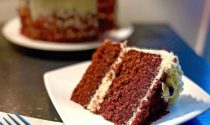 Espresso red velvet cake