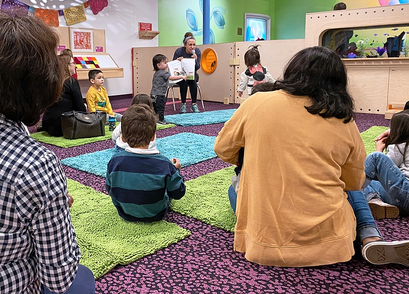 The DuPage Children’s Museum’s March 23 story time featured local author Elizabeth Nielsen, who read her book, ‘Udder Chaos: Amusing Adventures With Farm Animals.’
