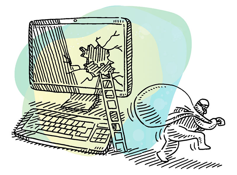 Cybercriminal illustration