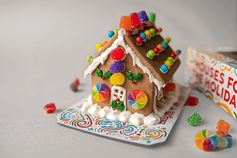 A DIY Holiday Gingerbread House Kit