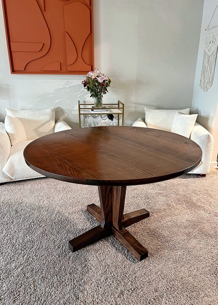 A table designed by Ray Brents