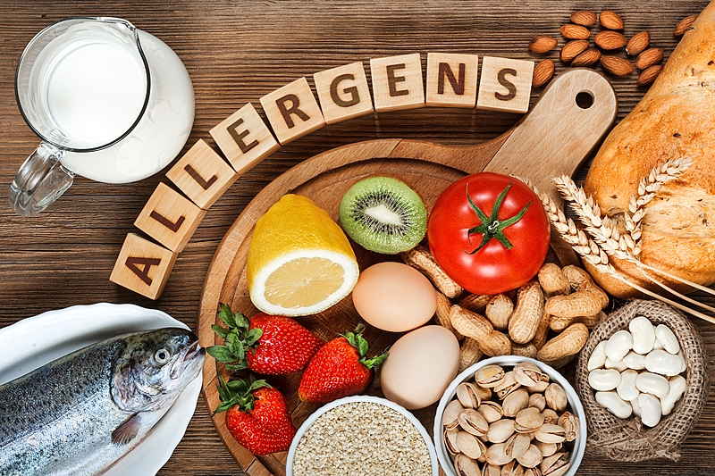 Food allergens photo from iStock