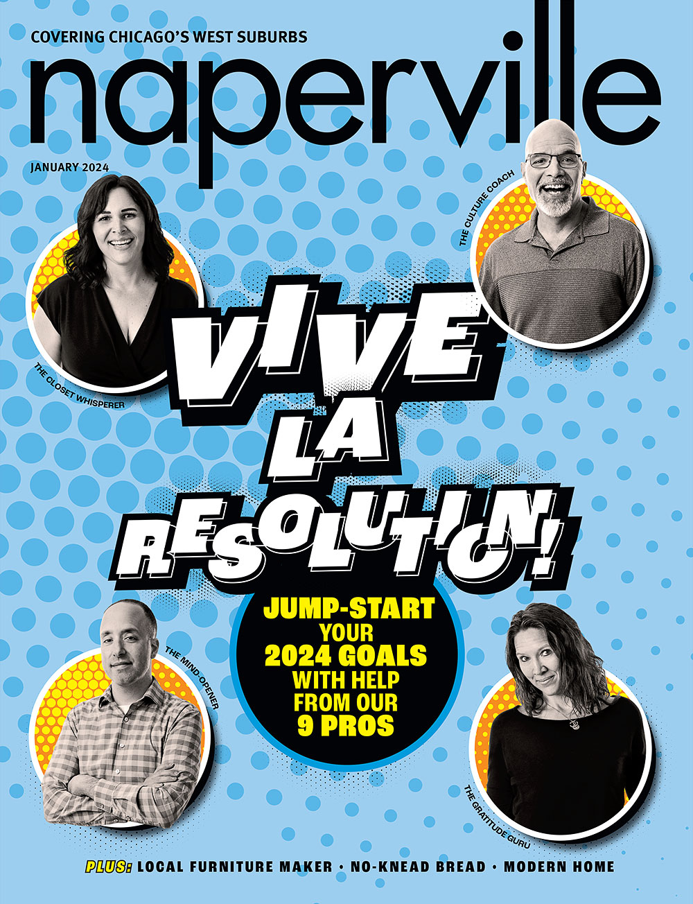 Naperville magazine January 2024 cover