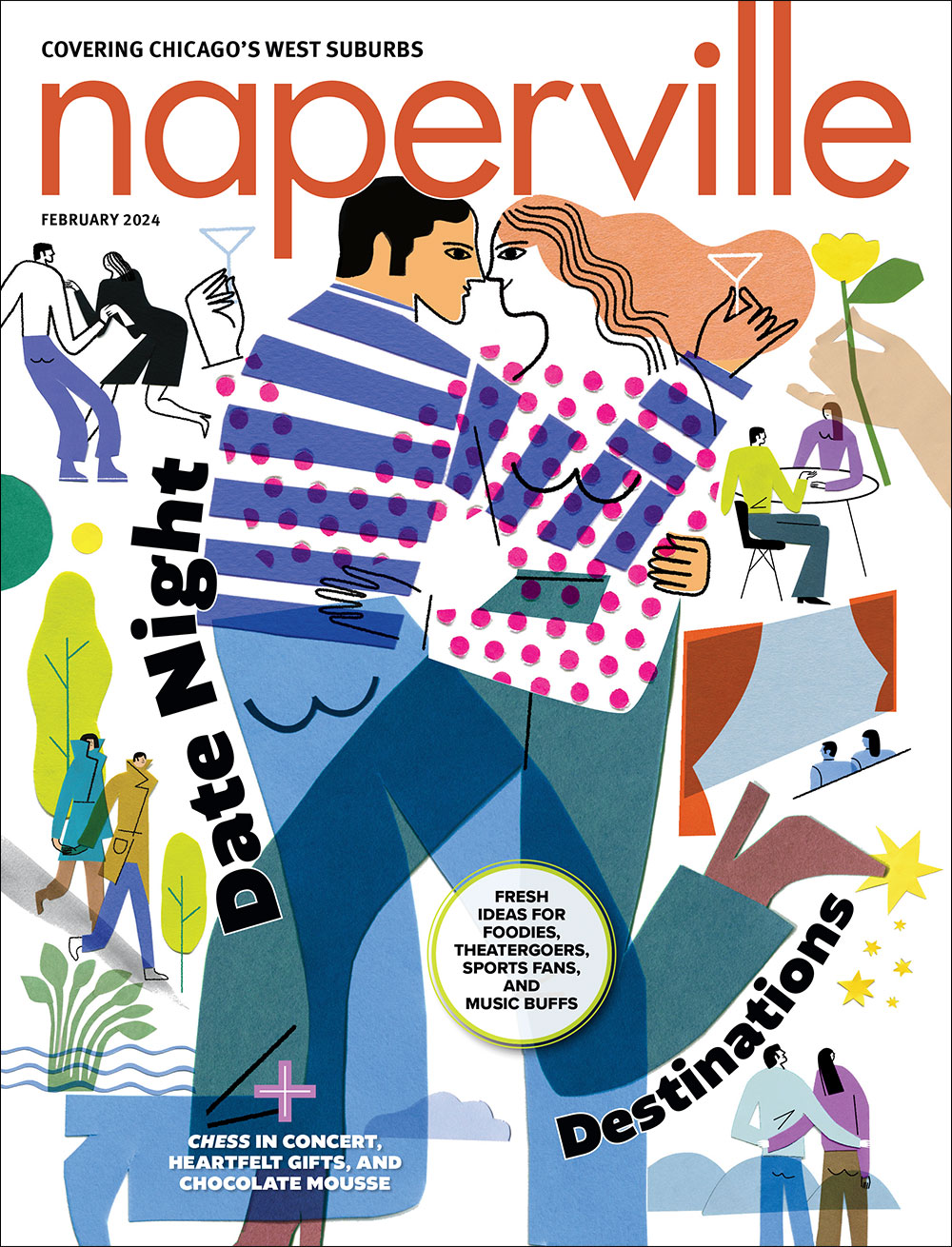 Naperville magazine February 2024 cover