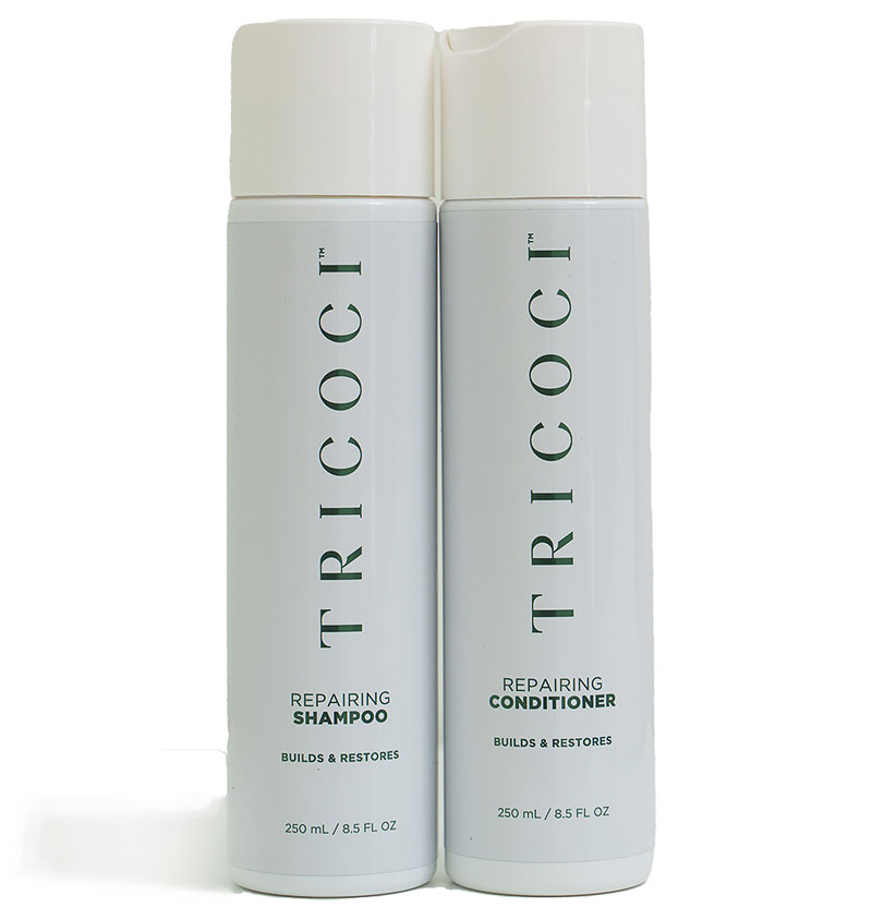 Tricoci Collection’s Repairing Shampoo and Conditioner