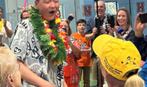 Adrian Lam was surprised April 9 with a trip to Hawaii from the Nikolas Ritchel Foundation as his wish was granted following his battle with Burkitt lymphoma, which is an aggressive non-Hodgkin B-cell lymphoma. Lam took a gap year from the University of Illinois to undergo treatment. His former Naperville North water polo teammates, friends, and family were there for the celebration.