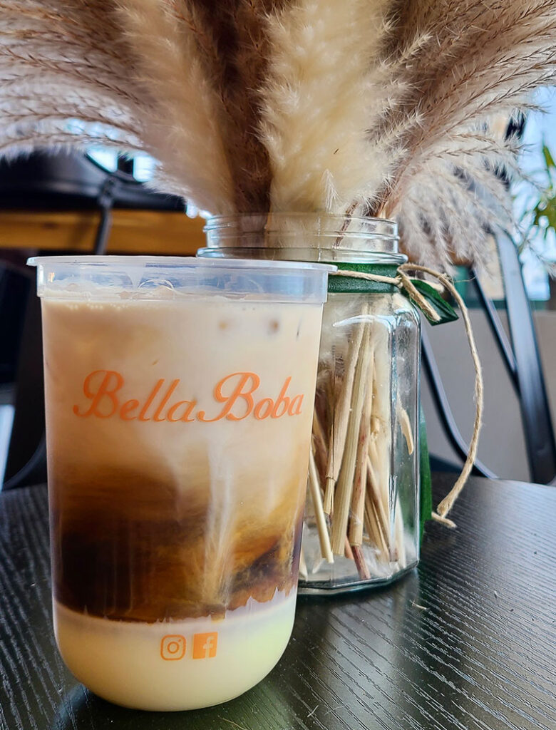 Vietnamese coffee at Bella Boba