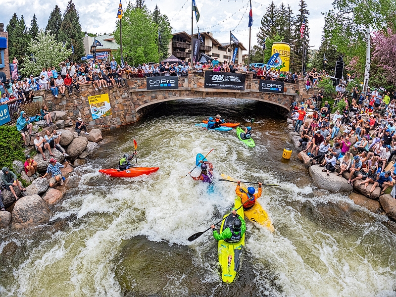 The GoPro Mountain Games at the Vail Whitewater Park