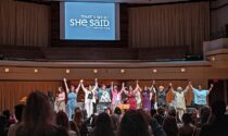 Nine women shared their personal stories at the first-ever That’s What She Said Naperville event April 13 at Wentz Concert Hall in Naperville.