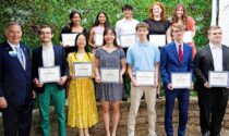 The Rotary Club of Naperville presented scholarship awards to 14 high school seniors on May 2.