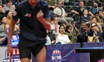 With his family cheering in the stands, Lisle resident Nandan Naresh, 17, helped his team, Texas Smash, win the inaugural Major League Table Tennis Cup, which was held April 27–28 at Loyola University Chicago’s Gentile Arena.