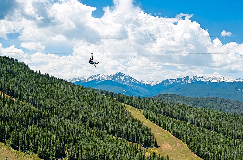 Ziplining at Vail Mountain’s Epic Discovery