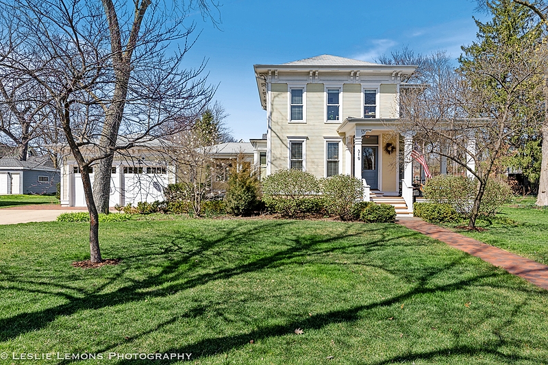 Outside the Wheaton home