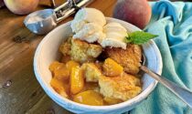 Brandied Peach Cobbler