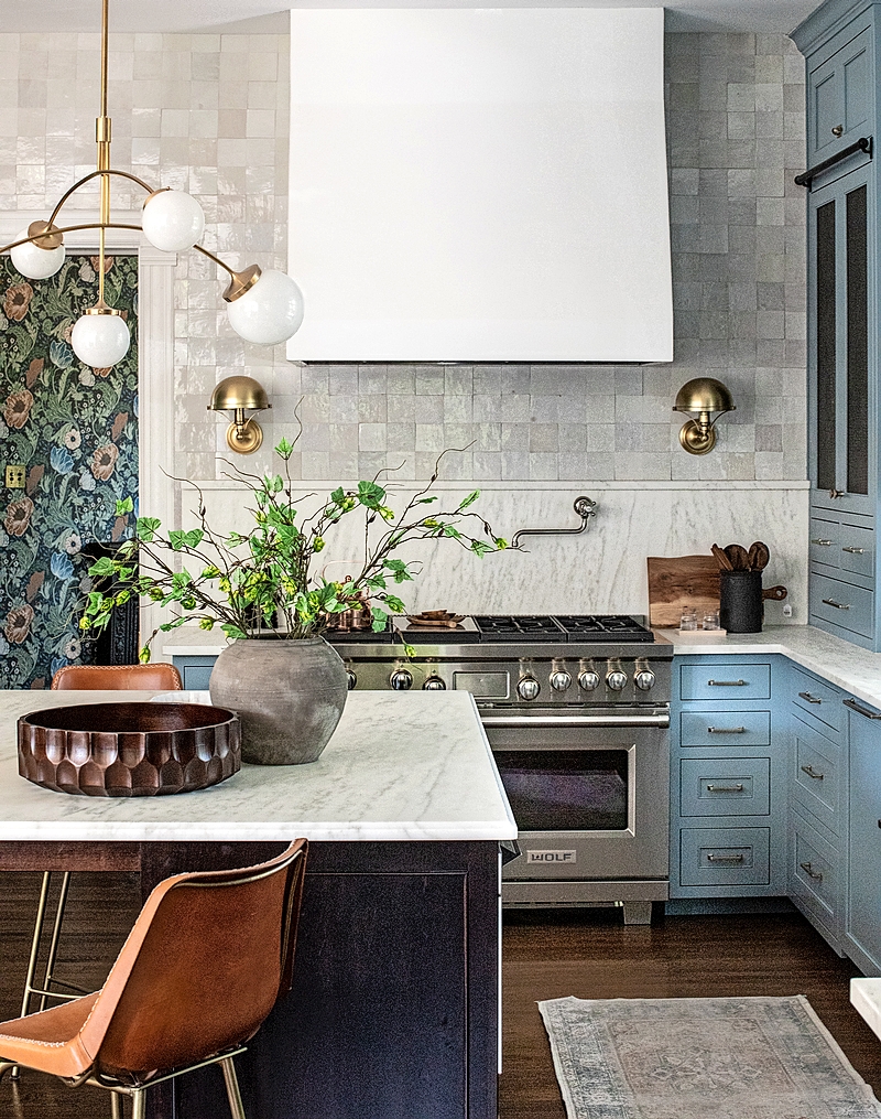 The kitchen in the La Grange home