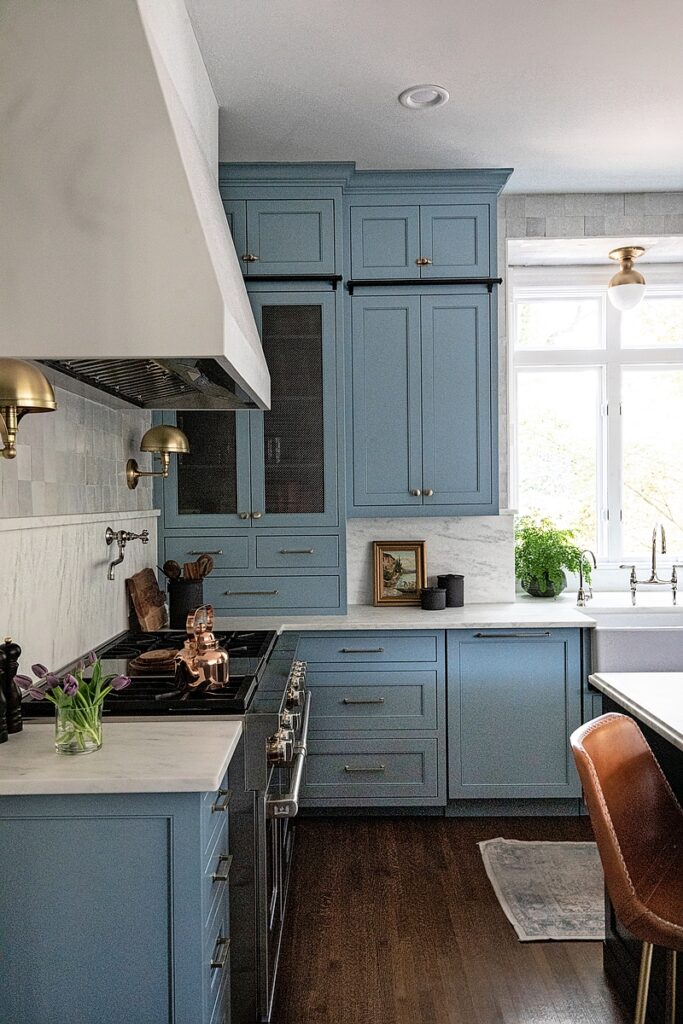 The kitchen in the La Grange home