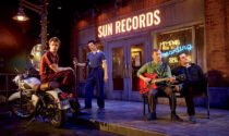 For ‘Million Dollar Quartet,’ Paramount’s new Stolp Island Theatre in Aurora was created as a replica of Sun Records to immerse the audience in the famous recording session featuring Jerry Lee Lewis (played by Garrett Forrestal), Elvis Presley (Alex Swindle), Carl Perkins (Christopher Wren), and Johnny Cash (Bill Scott Sheets).