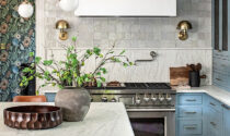 The kitchen in the La Grange home