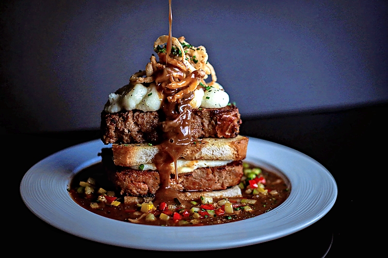 Classic wagyu meatloaf sundae