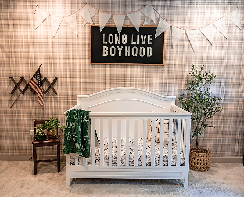 Child's bedroom in the farmhouse