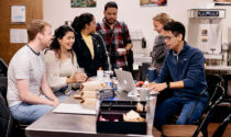 Students in the Coffee Lab at North Central College