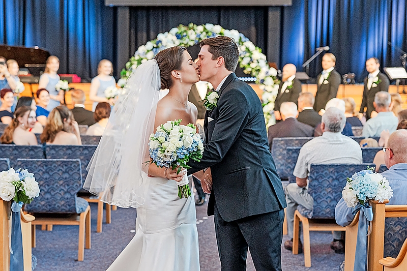 Julie Soncodi and Jesse Johnson at their wedding