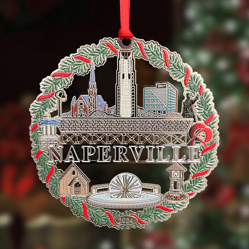 A Naperville ornament by Michael Notardonato