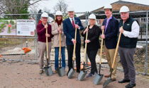 The City of Naperville and the Naperville Riverwalk Commission broke ground March 27 on the Eagle Street Gateway project, a key portion of the Naperville Riverwalk 2031 Master Plan, which will improve accessibility for all.