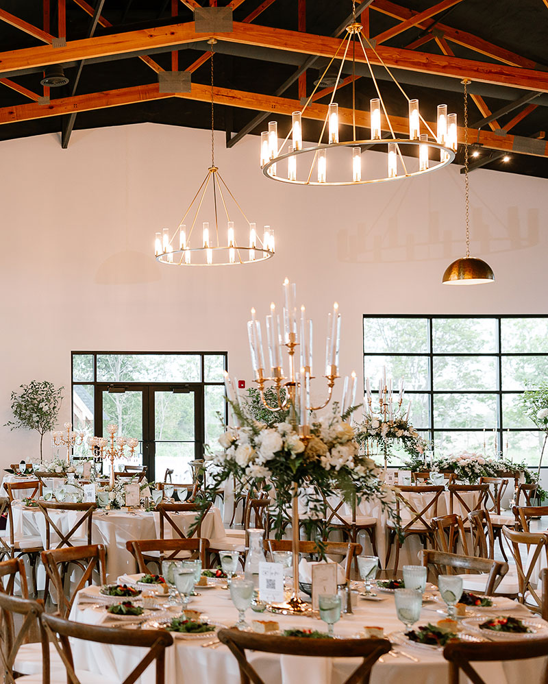 The reception area at Heartland Farm