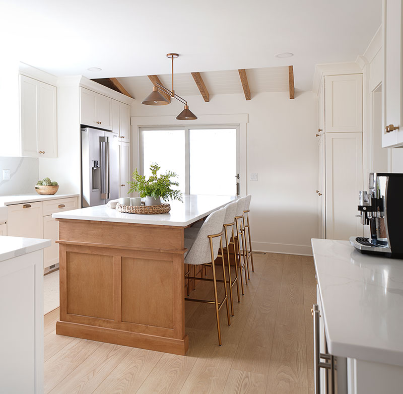 The kitchen of the Naperville home