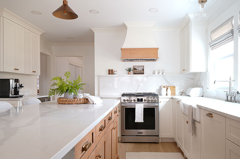 The kitchen in the Naperville home