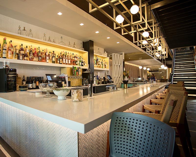 The bar at Lennon’s