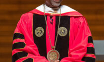 Abiódún Gòkè-Paríolá was formally installed as president of North Central College at a Nov. 6 investiture ceremony at Wentz Concert Hall.