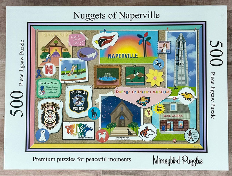 The Nuggets of Naperville puzzle from Mimsybird Puzzles
