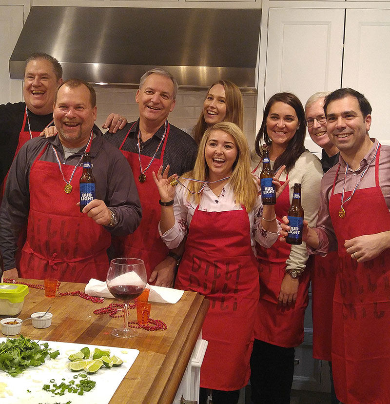 One of Ask Aunt V’s small-group classes in Naperville