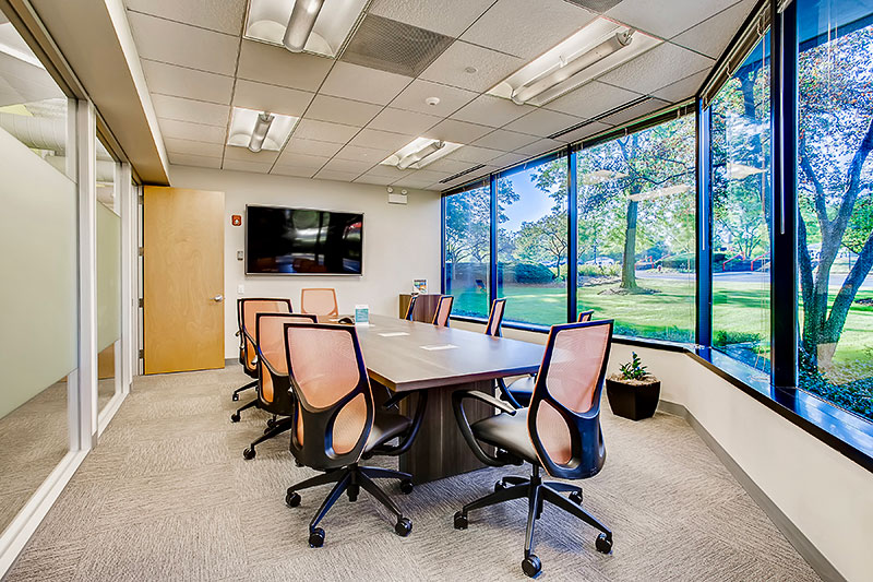 A conference room at Office Evolution