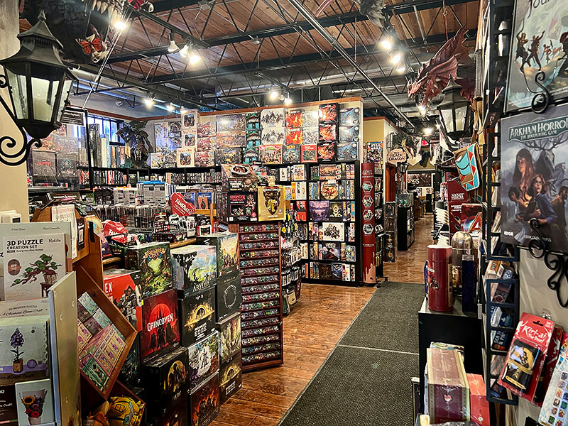 Inside The Wandering Dragon Game Shoppe