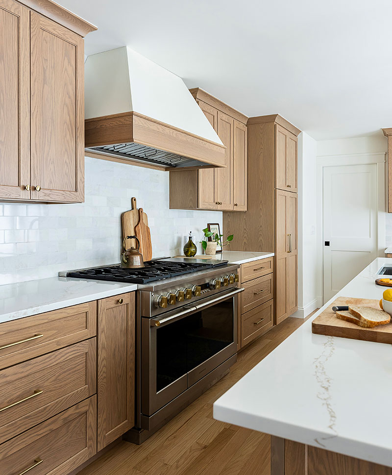 The remodeled kitchen in a Naperville home, designed by Chad Esslinger of Esslinger Design Company