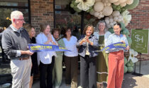 Home decor shop Stonehouse Market cut the ribbon April 21 for its new location, Stonehouse on Hale, in downtown Wheaton.