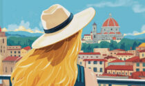 The cover illustration for ‘Eat the Cake’ by Annie Cathryn