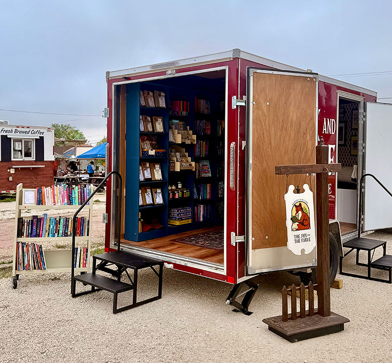 The Fox and the Fable mobile bookstore