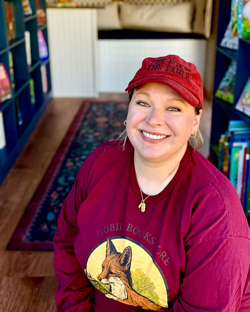 Amanda Klousnitzer-Hutchens, owner of The Fox and the Fable