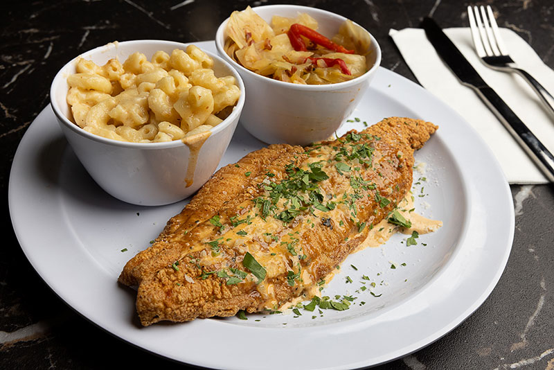Catfish fillet dinner